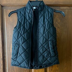 90 Degree By Reflex Quilted Black Vest